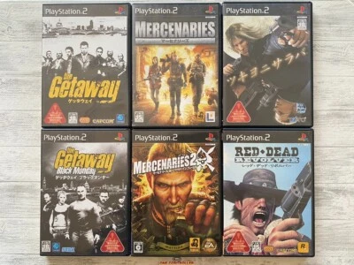 SONY PS2 The Getaway & Mercenaries 1 2 & Tsukiyo ni Saraba & Red Dead Revolver - Image 1 of 4