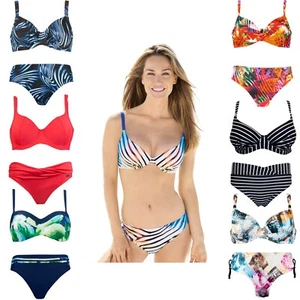 NATURANA Two Piece Bikini Set Swimming Costume Swimsuit 23 Styles. Sizes 10-18 - Picture 1 of 43