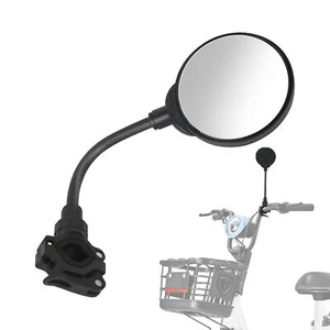 1/2x Bike Mirror For Ebike Universal Electric Scooter Mirrors For Bike Handlebar - Picture 1 of 14