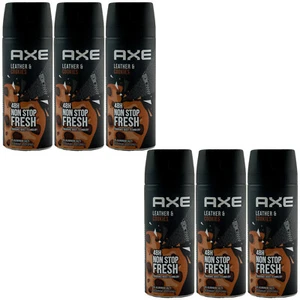Axe Deo Spray LEATHER & COOKIES 6 x 150ml for man 48H Schutz Bodyspray Deodorant - Bild 1 von 1