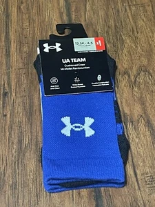 Under Armour UA Team Socks Cushioned Crew Youth Size Large YLG All Sports Socks - Picture 1 of 2