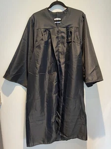Classic Zip Graduation Gown - 5'4"-5'6" - Josten's - Black Solid (Unisex) - Picture 1 of 4