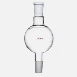 250ml 24/29 Chromatography Receive Glass Flask Lab Biomass Reservoir Bottle - Picture 1 of 1