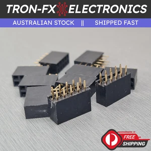 10PCS 5 Pin Dual Row Female Header Socket 2.54mm Pitch Double Row 2x5 - Picture 1 of 5