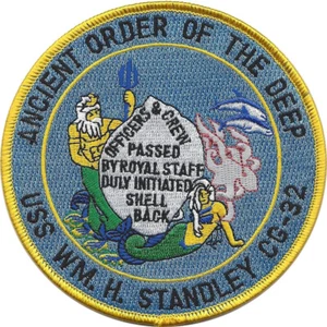 USS William H. Standley CG-32 Shellback Patch - Bild 1 von 6