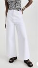 MOTHER Denim Snacks! High-Waisted Push-Pop Cuff Crop White Jeans Size 26