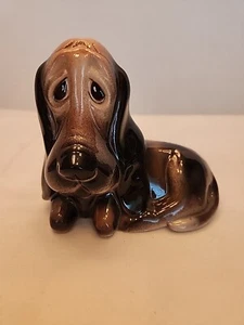 Vintage Hound Dog Figurine Sad Love Dogs  Droopy Eyes - Picture 1 of 6