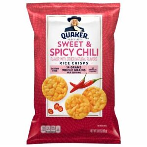 (6 pack) quaker Gluten Free Sweet and spicy chili Rice Crisps 3.03 oz Bag