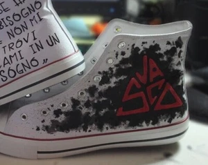 Converse All Star vasco rossi frase vasco cercami in un sogno prodotto custom - Bild 1 von 2