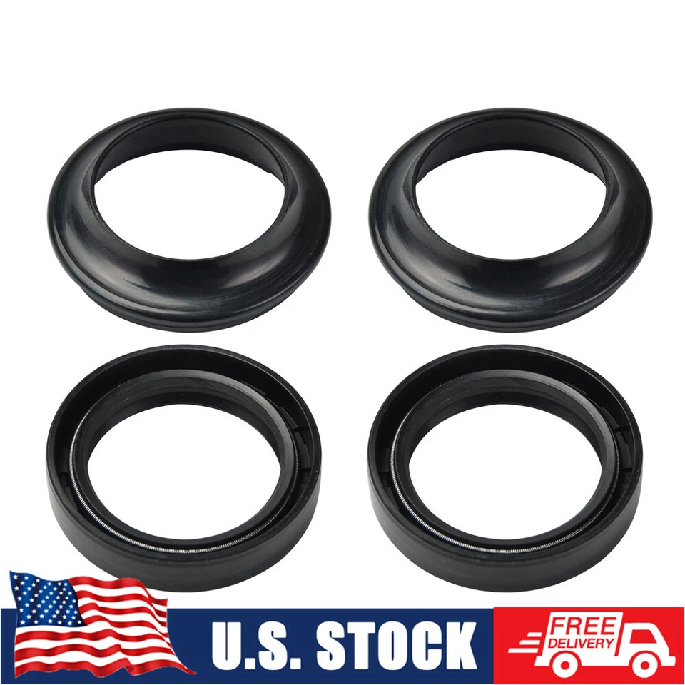 NBR Fork Oil Dust Seals Kit 39mm For Honda GL1100A Gold Wing Aspencade 1982-1983 Foto 1 de 4