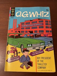 O.G. WHIZ #4 Bronze Age November 1971 Gold Key Boy President Of The TikkerToy Co - Picture 1 of 12