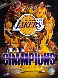 Kobe Bryant Lakers 2009 Champions Licensed 8x10 Photo - Picture 1 of 1