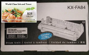 Genuine Panasonic KX-FA84 Drum Unit +FREE $25 Dinner Gift Card READ DESCRIPTION - Picture 1 of 2