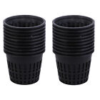 3" Net Pots for Hydroponics - 40 Pack Heavy Duty Plastic with Wide Rim Design