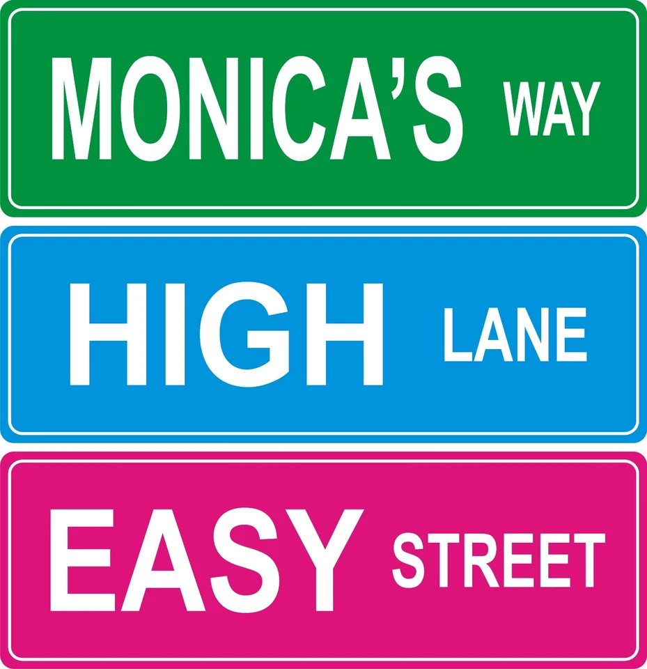 Letrero de calle personalizado - 4x12 pulgadas Foto 1 de 2