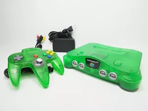 Nintendo 64 Konsole | N64 Clear Jungle Green transparent / Grün | Top Zustand - Bild 1 von 19