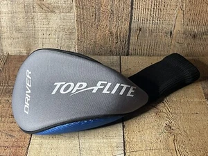 TOP FLITE DRIVER BLACK - GRAY - BLUE HEADCOVER NEW - Picture 1 of 4