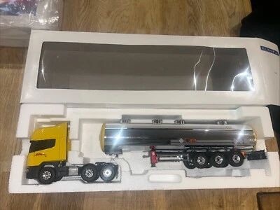 Eligor 1/43 Scale 112671 Scania S4 Topline Truck & Tanker Trailer DHL LOGISTICS - Image 1 of 4