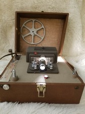 Vintage Keystone Sixty 8mm Film Projector In Case Serviced Tested & Working