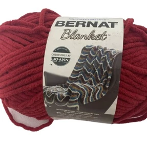 Yarnspirations Bernat Blanket Yarn "Crimson" 10.5oz/300g/220yds - Picture 1 of 8