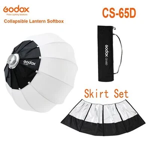 Godox CS-65D 65cm Bowens Mount Collapsible Lantern Softbox + SS-65 Skirt Set AU - Picture 1 of 12