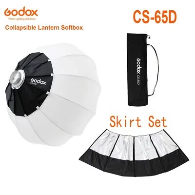 Godox CS-65D 65cm Bowens Mount Collapsible Lantern Softbox + SS-65 Skirt Set AU - Image 1 of 4
