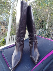 SERGIO ROSSI LONG BOOTS 36.5 b126 - Picture 1 of 7