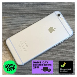 Apple iPhone 6 16GB 128GB GSM LTE Unlocked Verizon Very Good Gold/Silver - Picture 1 of 8