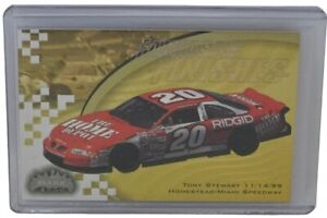 Tony Stewart 2000 Maxx Fantastic Finishes Insert Card NASCAR #FF5