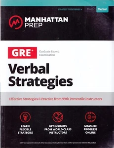 Gre Verbal Strategies: Effective Strategies & Practice from 99th Percentile Inst - Bild 1 von 2