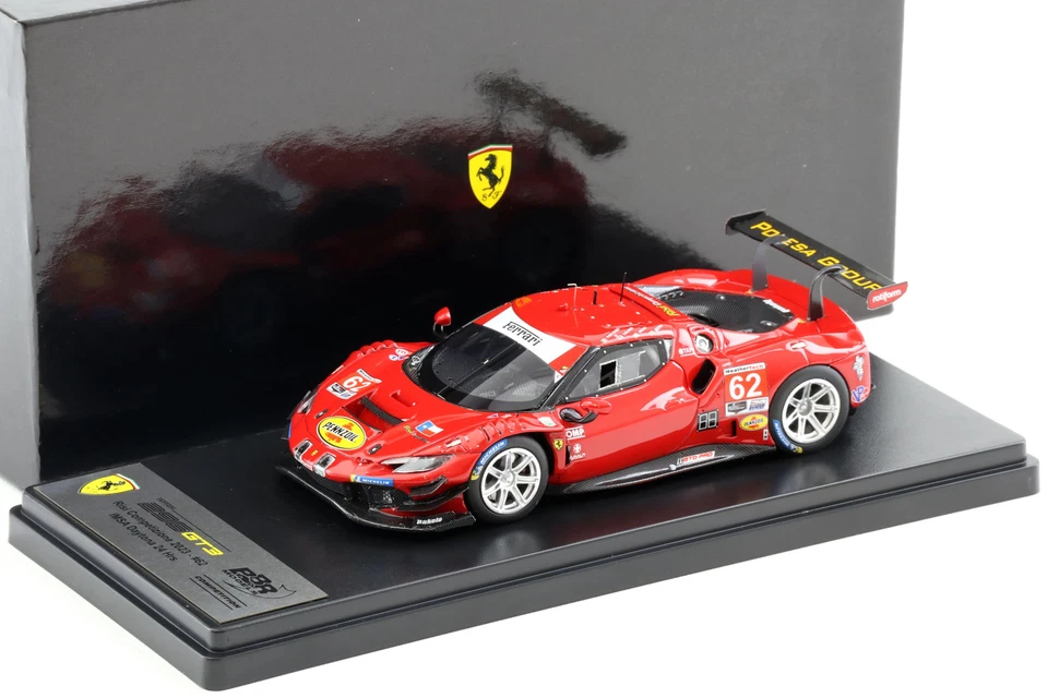 BBR Ferrari 296 GT3 #62 Pier Guidi Calado Rigon Serra Daytona 2023 1/43 CS005