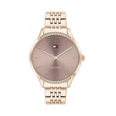 Womens Wristwatch TOMMY HILFIGER GRAY 1782212 Stainless Steel Gold Rose - Image 1 of 2