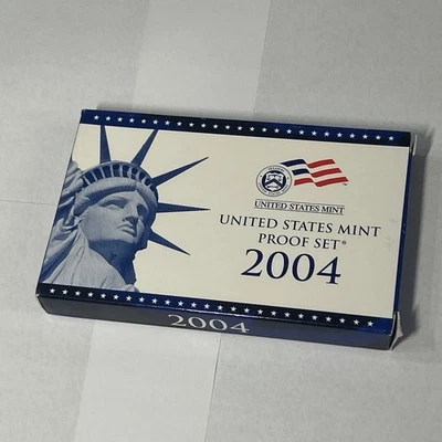 2004 S -U S MINT PROOF SET (10 COINS) SAN FRANCISCO. - Image 1 of 4