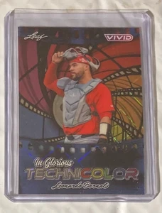 2025 LEAF VIVID BASEBALL LEONARDO BERNAL NON-AUTO 1/1 BEAUTIFUL REFRACTOR TYPE - Picture 1 of 2