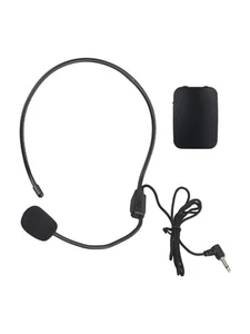 Teaching Microphone Transmitter Lavalier Mic Mini Size Wireless Headset - Picture 1 of 12