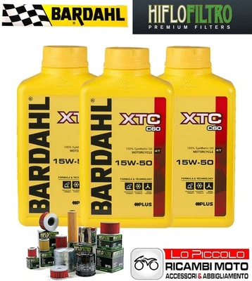 Tagliando 3 OLIO [BARDAHL] XTC 15w50 + FILTRO Yamaha YZF-R6 600 2016 2017 Foto 1 de 4