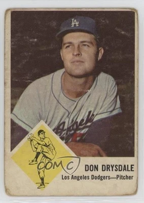 1963 Fleer Don Drysdale #41 HOF - Imagem 1 de 2