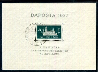 DANZIG 1937 BLOCK1 used VERY BEAUTIFUL with beautiful variety (06513 - Image 1 of 3