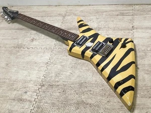 Aria Pro II ZZ Deluxe Modified Guitar Body Yellow Black Tiger pattern Japan - Bild 1 von 12