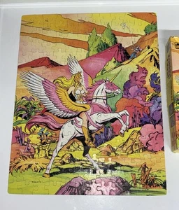 She-Ra Princess Of Power 200 Piece Jigsaw Puzzle Golden 1985 Complete - Picture 1 of 5