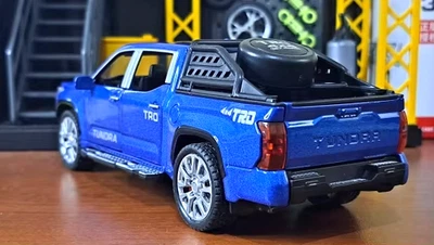 1:32 Toyota Tundra TRD Off-Road Pickup Diecast Model Car – Sound Light Toy Truck - Image 1 of 4