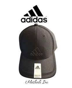 ADIDAS Men's Contract III Cap Climalite Adjustable Fit Hat Black MSRP $26 - Picture 1 of 9