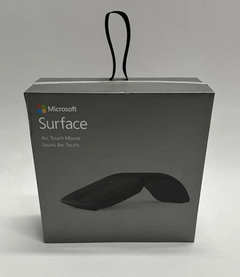 (NEW) Microsoft Wireless Surface Arc Mouse (Black) Original OEM (SEALED IN BOX) - Image 1 of 4