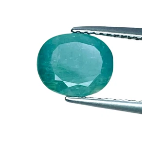 2.28CTS bluish green natural grandidierite oval cut loose gemstones - Bild 1 von 2