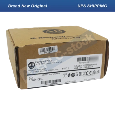 New AB 1769-IQ32 SER A CompactLogix 24VDC Input Module Genuine Allen-Bradley - Image 1 of 4