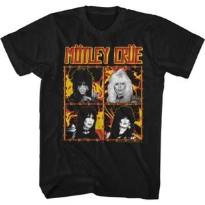 Motley Crue Fire & Wire Men's T Shirt Heavy Metal Merch - Picture 1 of 5