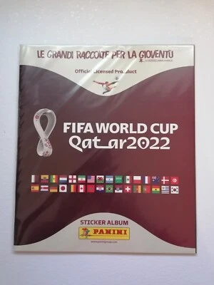 ALBUM FIGURINE CALCIATORI PANINI MONDIALI QATAR 2022 VUOTO PERFETTO VERS OMAGGIO - Immagine 1 di 2