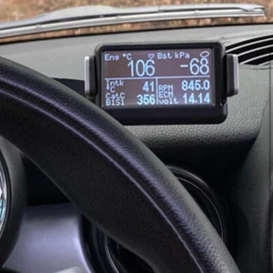Ultra Gauge EM Plus OBDII OBD2 Code Scan Tool Multi Turbo Gauge HOOK & LOOP PAD - Picture 1 of 9