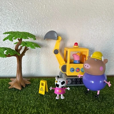 ¡Plantemos más árboles con excavadora de carretera del Sr. Bull! "2,2"" Carol Cow, 4,2"" Daddy Bull" Foto 1 de 3