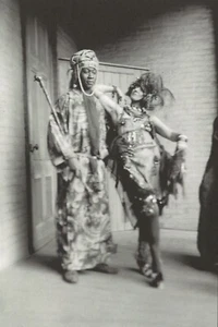 Postcard Elsa von Freytag-Loringhoven, Photo - Self Portrait w Claude Mckay MINT - Picture 1 of 1